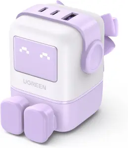 ⁦UGREEN USB C RG 65W 3-Port Charger-شاحن من يوجرين USB C RG 65 واط 3 منافذ⁩ - الصورة ⁦2⁩