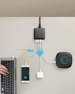 شاحن أنكر USB-C بقوة 65 واط مع 4 منافذ PIQ 3.0 & GaN - الصورة 2