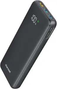 شارميست باور بانك بي دي 23800 مللي امبير في الساعة بمنفذ USB C 18 واط، شاحن محمول بشاشة LED مع مدخلين و4 مخارج متوافق مع الجوال والتابلت