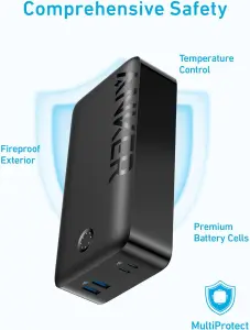 ⁦انكر باور بانك، شاحن محمول 347 (باور كور 40K) حزمة بطارية 40000mAh⁩ - الصورة ⁦6⁩