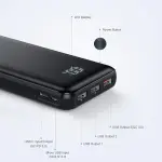 ⁦شارميست باور بانك بي دي 23800 مللي امبير في الساعة بمنفذ USB C 18 واط، شاحن محمول بشاشة LED مع مدخلين و4 مخارج متوافق مع الجوال والتابلت⁩ - الصورة ⁦5⁩