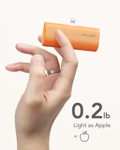 شاحن محمول صغير 5000mAh، باور بانك شارميست صغير الحجم 20 واط PD سريع الشحن متوافق مع ايفون 13/13 برو/13 برو ماكس/12/12 برو/12 برو ماكس/11/XR/X/8/بلس والمزيد - الصورة 3