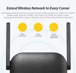 Xiaomi wifi extender (موسع نطاق الواي فاي شاومي Mi Pro، اسود) - الصورة 4