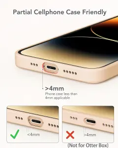 شاحن محمول صغير 5000mAh، باور بانك شارميست صغير الحجم 20 واط PD سريع الشحن متوافق مع ايفون 13/13 برو/13 برو ماكس/12/12 برو/12 برو ماكس/11/XR/X/8/بلس والمزيد - الصورة 9