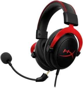سماعة رأس سلكية للألعاب من هايبر اكس كلود 2 - KHX-HSCP-RD  -  HyperX Cloud 2 Wired Gaming Headset - KHX-HSCP-RD