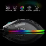 ⁦HXSJ J900 USB Wired Gaming Mouse RGB Gaming Mouse  -  ماوس ألعاب سلكي USB HXSJ J900، ماوس ألعاب RGB⁩ - الصورة ⁦10⁩
