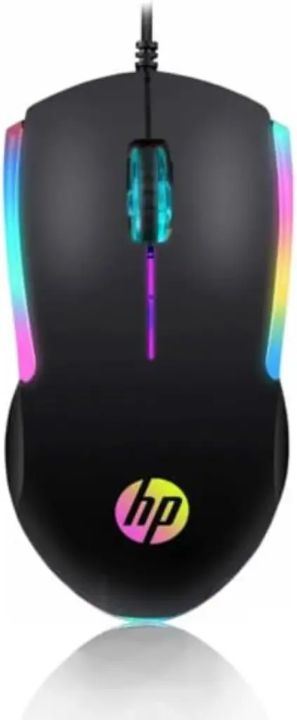 HP ماوس العاب سلكي RGB عالي الاداء مع مستشعر بصري -  HP high-performance RGB wired gaming mouse with optical sensor