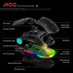 ⁦HXSJ J900 USB Wired Gaming Mouse RGB Gaming Mouse  -  ماوس ألعاب سلكي USB HXSJ J900، ماوس ألعاب RGB⁩ - الصورة ⁦9⁩