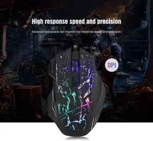 ⁦فأرة سلكي ولاسلكي متوافقة مع بي سي ولابتوب  -  Wired and wireless mouse compatible with PC laptop⁩ - الصورة ⁦14⁩