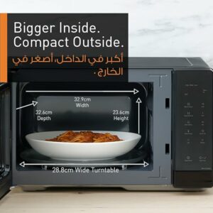 فرن ميكروويف سولو صغير سعة 25 لتر بقوة 900 وات موديل NN-ST34NB 11 61lycoc2JL. AC SX679