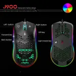 ⁦HXSJ J900 USB Wired Gaming Mouse RGB Gaming Mouse  -  ماوس ألعاب سلكي USB HXSJ J900، ماوس ألعاب RGB⁩ - الصورة ⁦8⁩