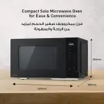 فرن ميكروويف سولو صغير سعة 25 لتر بقوة 900 وات موديل NN-ST34NB - الصورة 5