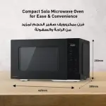 باناسونيك فرن ميكروويف صغير الحجم 25 لتر NN-ST34NB، 900 واط، اسود، ضمان لمدة عام - الصورة 2