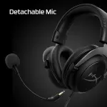 سماعة رأس سلكية للألعاب من هايبر اكس كلود 2 - KHX-HSCP-RD - HyperX Cloud 2 Wired Gaming Headset - KHX-HSCP-RD - الصورة 9