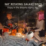 صن بوكس جهاز عرض النجوم، جهاز عرض القبة السماوية المجرية لغرفة النوم - Sunbox Star Projector, Galaxy Planetarium Projector for Bedroom - الصورة 5
