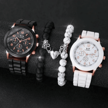 ساعة يد كوارتز للرجال والنساء - Quartz watch for men and women