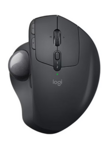 ماوس ام اكس ايرجو من لوجيتك لاسلكي، غرافيت  -  Logitech MX Ergo Wireless Mouse, Graphite