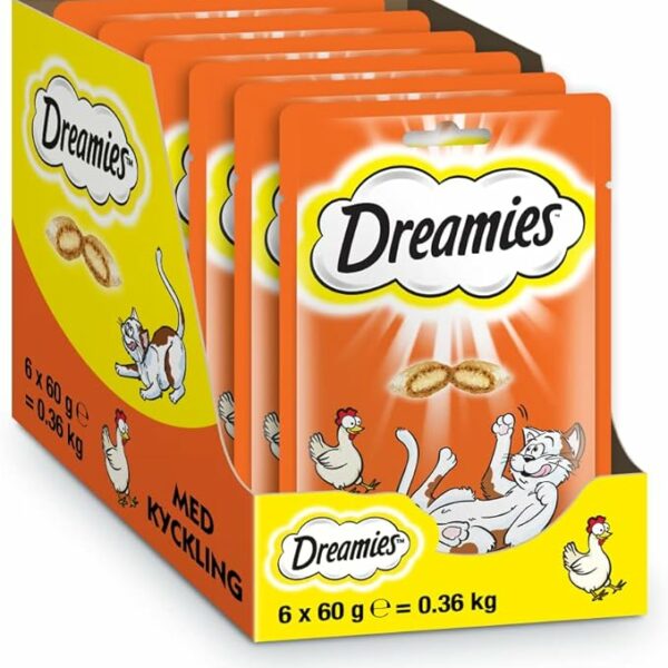 ‏Dreamies cat treats with chicken دريمز تريتس للقطط