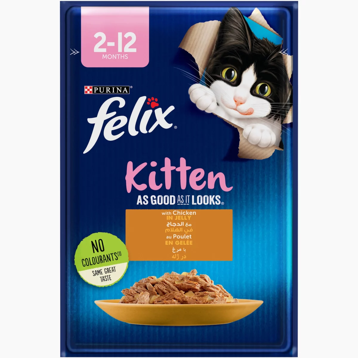 Felix soft with chicken kitten