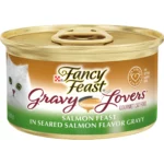 FANCY FEAST Gravy Lovers Salmon Feast in Seared Salmon Flavor Gravy 85g فانسي فيست عشاق المرق سمك السلمون المحمر 85 جم