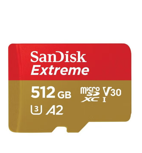 Sandisk Extreme Memory Card 512 GB Sandisk Extreme Memory Card 512 GB