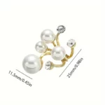 Wide Open White Fake Pearl Ring Unique Design Elegant Finger Ring Jewelry Decoration Party Accessories the details Lining material: imitation pearl Main Material: Alloy Style: Beautiful, party Occasions: Party occasion, banquet occasion Season: Everything is appropriate Vacation: No one