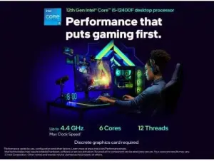 Intel CPU Core i5-12400F