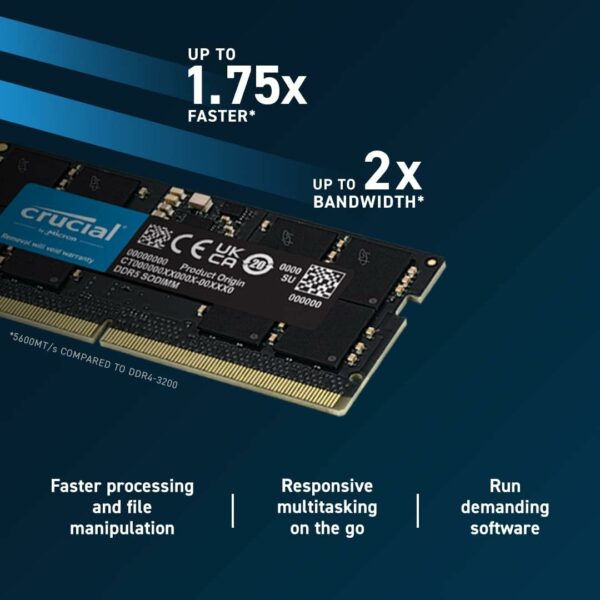 Crucial RAM 16GB DDR5 5600MHz