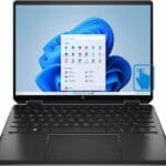 HP Spectre 2-in-1 Laptop X360 14-ef2013dx - Intel core i7-1355U -16GB DDR4 RAM -512GB SSD, 13.5" Wide Ultra XGA+ Touch-Screen - Nightfall Black, Finger Print Reader – Windows 11, English KB
