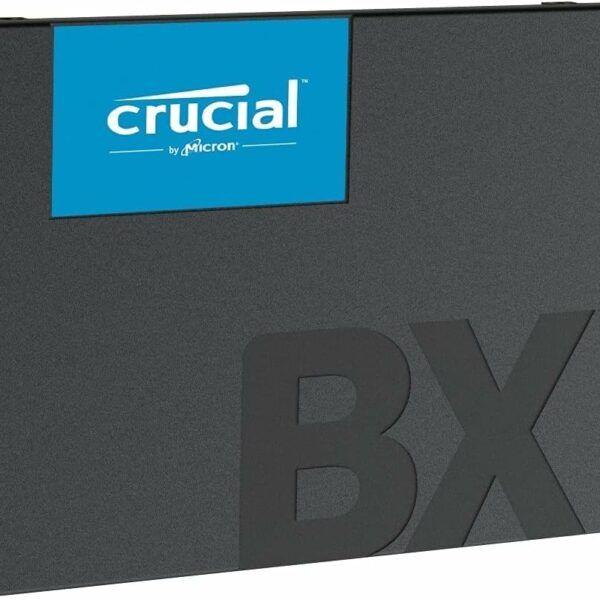 Crucial BX500 SSD 500GB 3D NAND SATA Internal Solid State Drive 2.5 inch black/blue- CT500BX500SSD1