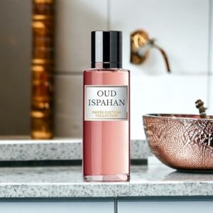 OUD ISPAHAN - Eau De Parfum | Long Lasting - Privee Counture Collection | Mini Travel size 30 ML perfume | By Lattafa Perfumes - High Concentration (OUD ISPAHAN)