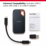 SanDisk 1TB Extreme Portable SSD Up to 1050MB/s USB C