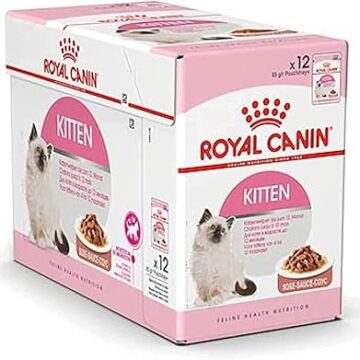 Box Royal Canin Kitten wet food 12 pcs عبوة رويال كانين كيتن طعام رطب 12 قطعة