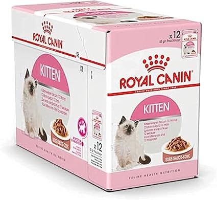 Box Royal Canin Kitten wet food 12 pcs عبوة رويال كانين كيتن طعام رطب 12 قطعة