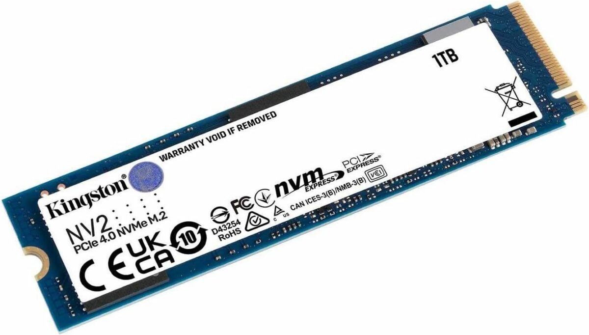 kingston NV2 NVMe PCIe 4.0 SSD 1000G M.2 2280 SNV2S/1000G, 1000GB