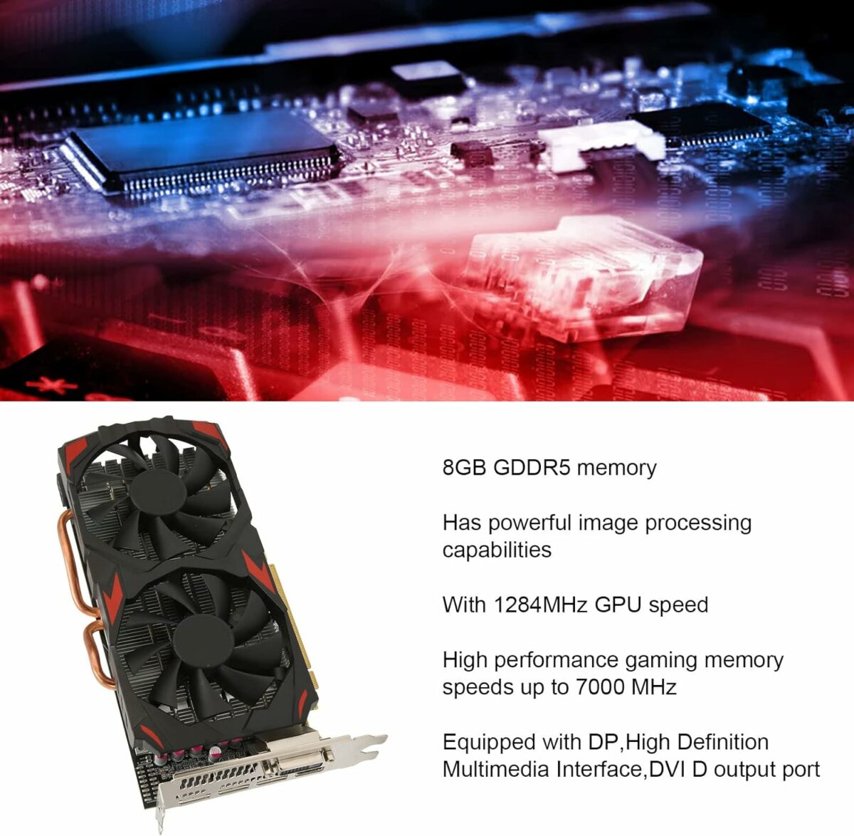 RX 580 Graphics Card 8GB GDDR5