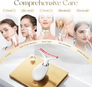 Face Massager Against Wrinkles, Face Beauty Device with 3 Modes, 45°C V Face Beauty 2 71TQ4Hh9eNL. AC SX679 1