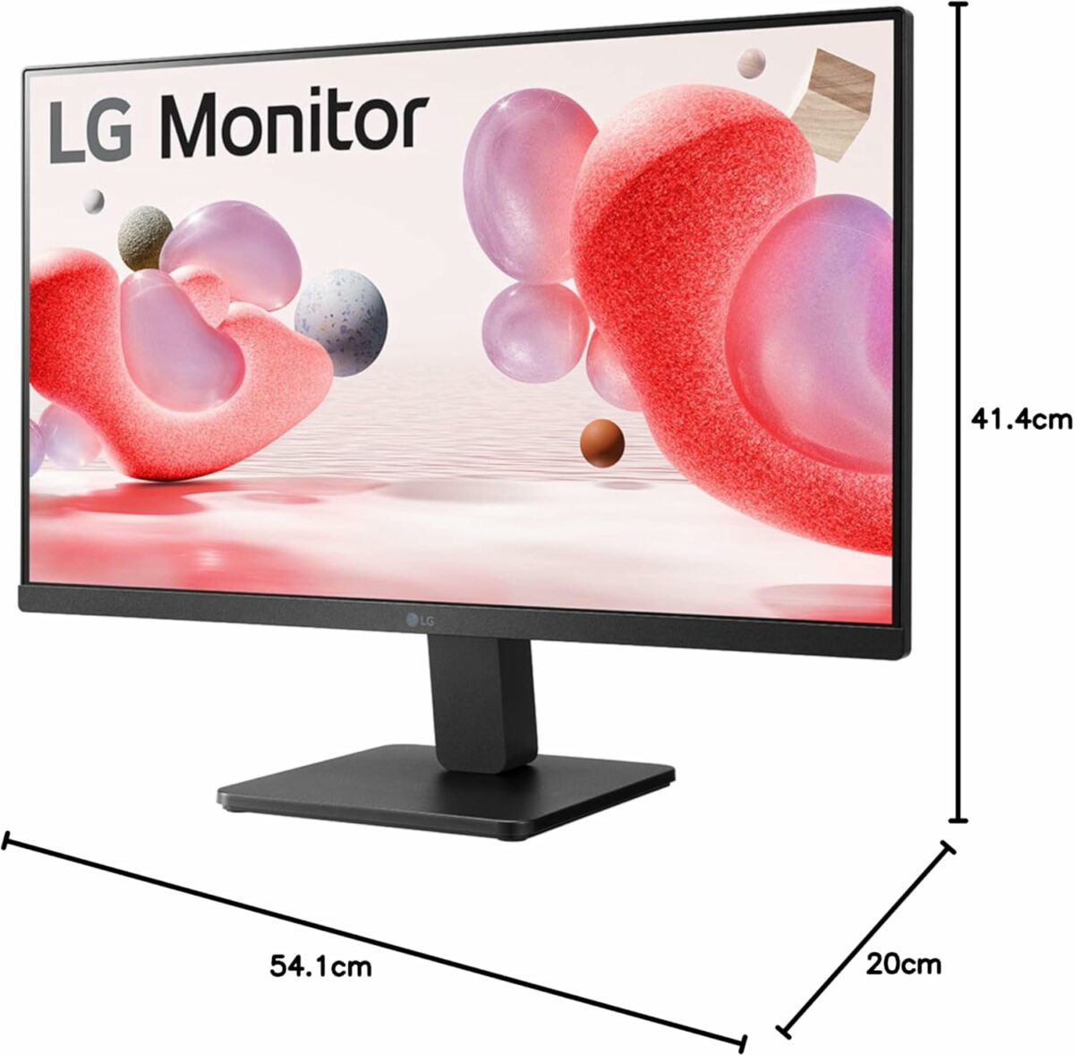 LG 24MR400-B 24 Inch IPS FullHD 100Hz Monitor with AMD FreeSync, HDMI, VGA - Black