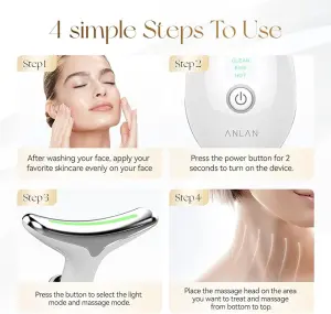 Face Massager Against Wrinkles, Face Beauty Device with 3 Modes, 45°C V Face Beauty 3 71WPlujr6XL. AC SX679