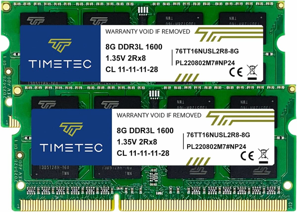 Timetec 16GB KIT(2x8GB) DDR3L/DDR3 1600MHz