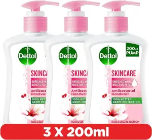 ديتول صابون سائل مضاد للبكتيريا لليدين , 200 مل 2 مع 1 مجانا 1 ديتول صابون سائل مضاد للبكتيريا لليدين , 200 مل 2 مع 1 مجانا