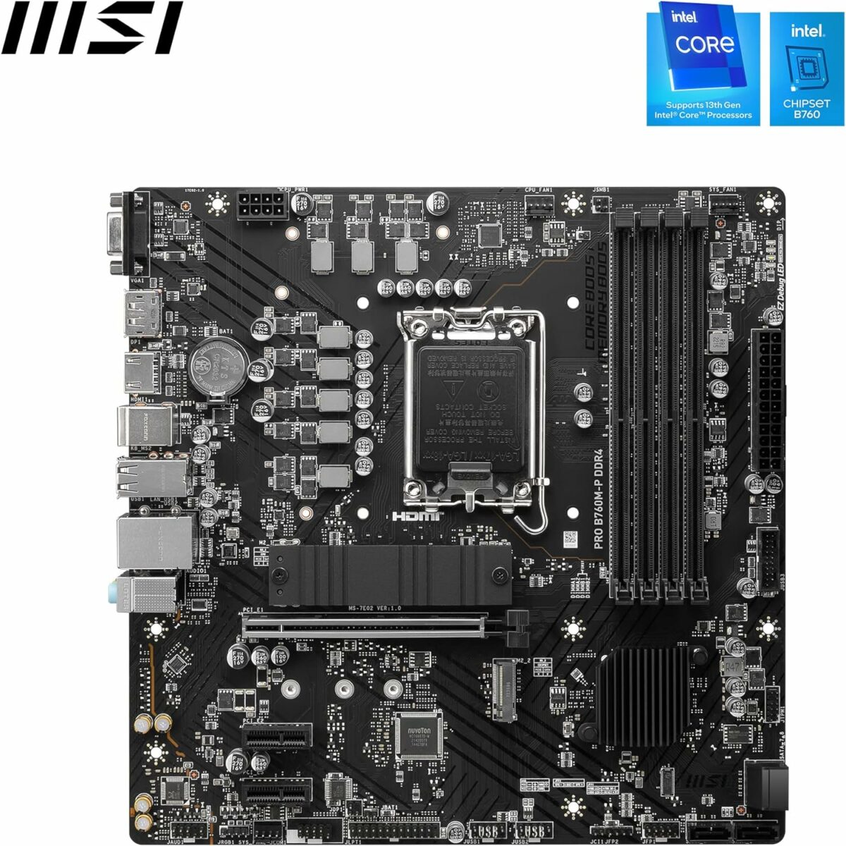 MSI PRO B760M-P DDR4 ProSeries Motherboard