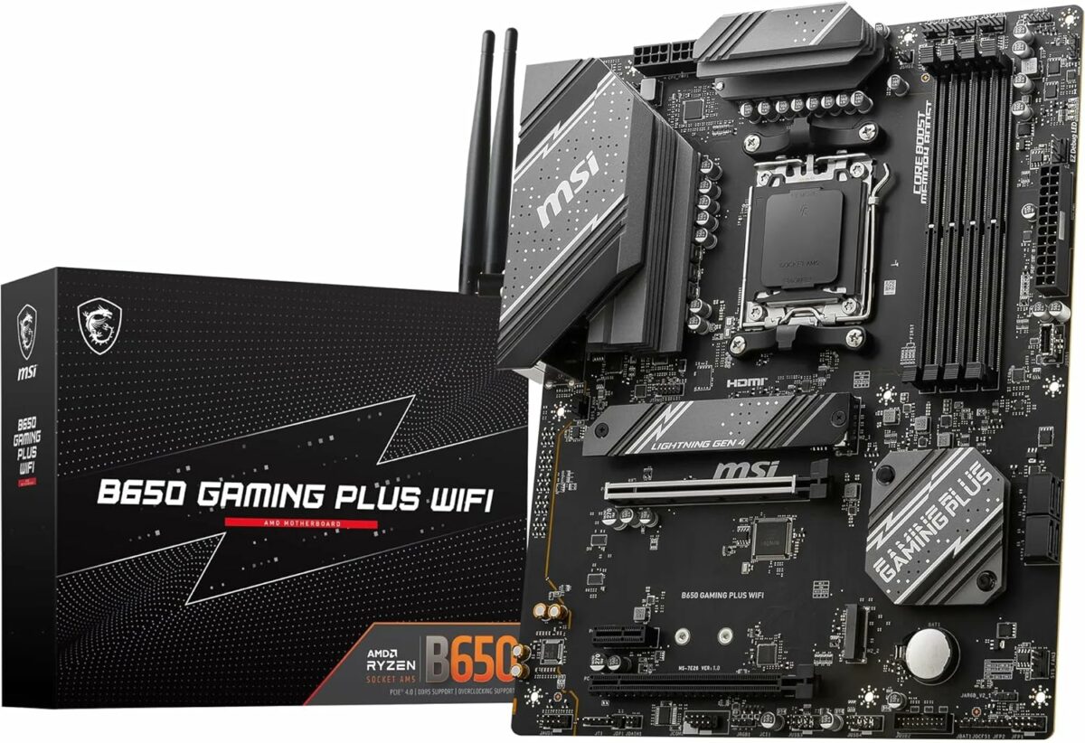 MSI B650 GAMING PLUS WIFI AM5 ATX Motherboard,