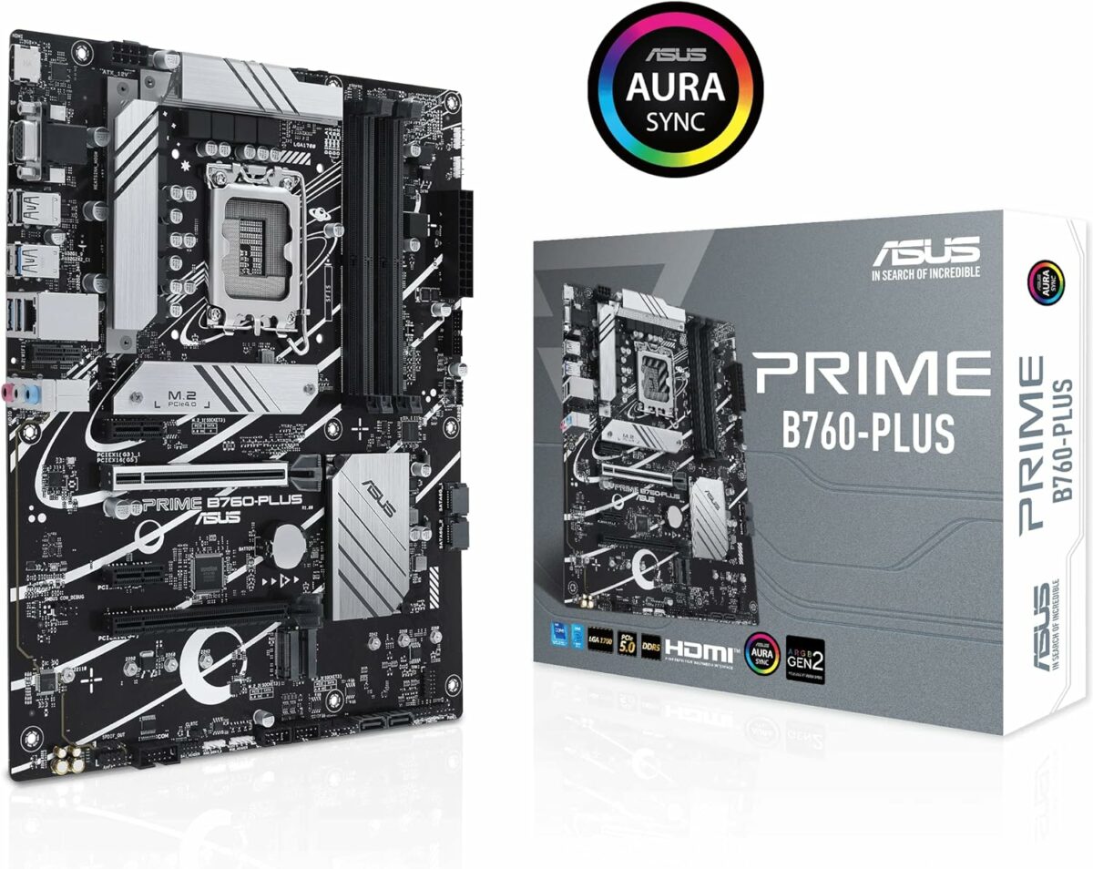 ASUS Prime B760-PLUS Intel B760(13th and 12th Gen)