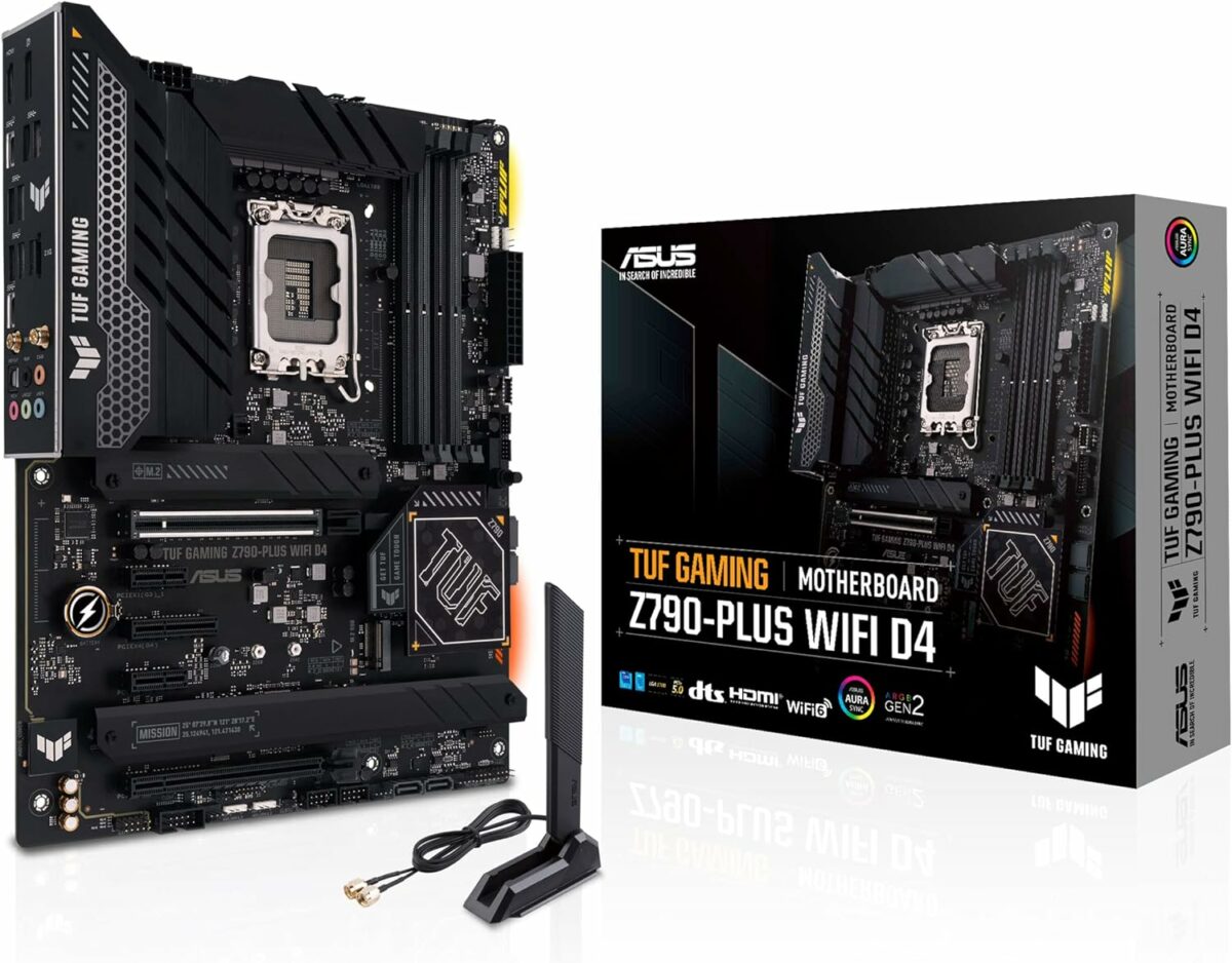 Asus TUF GAMING Z790 PLUS WIFI D4 DDR4 ATX MotherboardAsus TUF GAMING Z790 PLUS WIFI D4 DDR4 ATX Motherboard