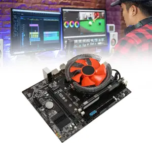 Gaming PC Motherboard, X79 DDR3 Motherboard CPU Combo for Desktop PC