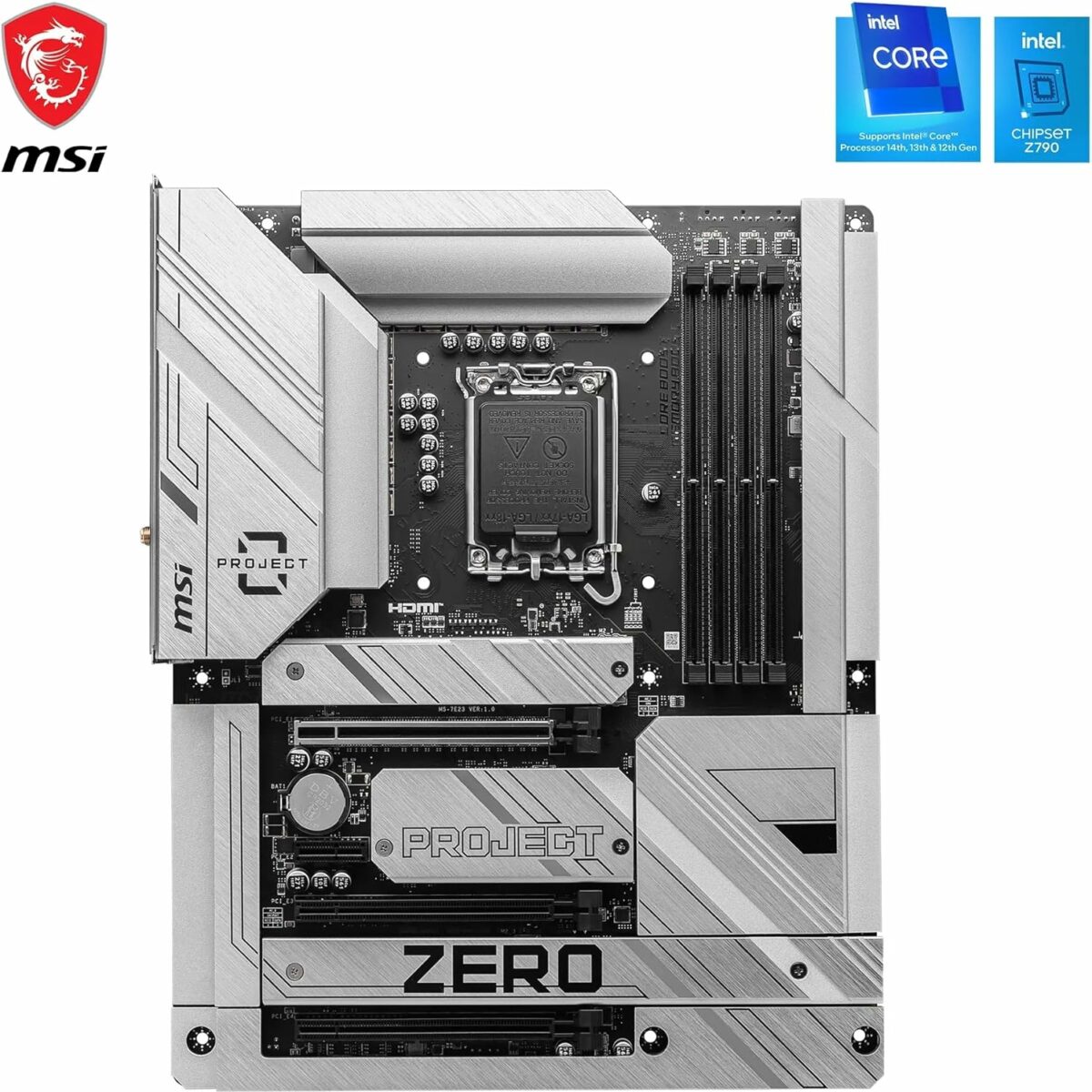 MSI Z790 Project Zero LGA1700 ATX Motherboard