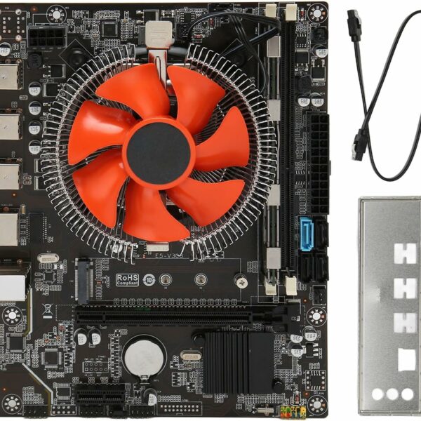 Gaming PC Motherboard, X79 DDR3 Motherboard CPU Combo for Desktop PC