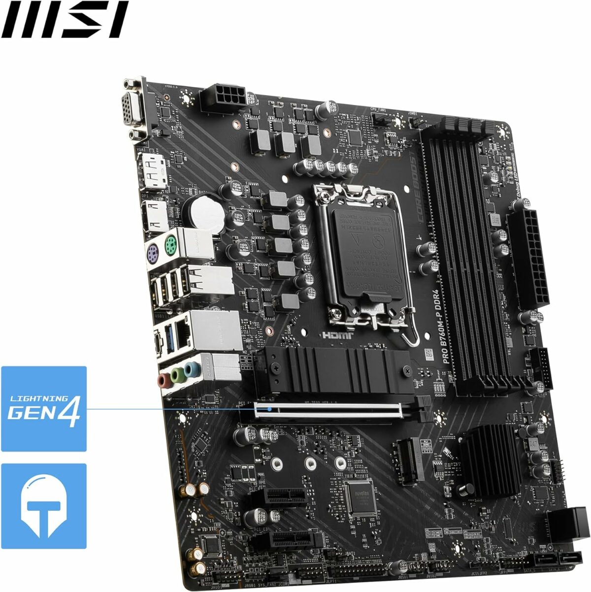 MSI PRO B760M-P DDR4 ProSeries Motherboard