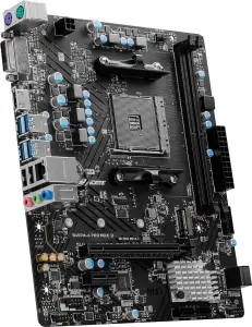 ⁦MSI B450M-A PRO MAX II ProSeries Motherboard (mATX, Supports AMD 5000/4000/3000/2000/1000 Series AM4 Processors, M.2, SATA 6G, USB 3.2 Gen 1, DDR4, HDMI/DVI, 2.5Gbps LAN)⁩ - الصورة ⁦5⁩
